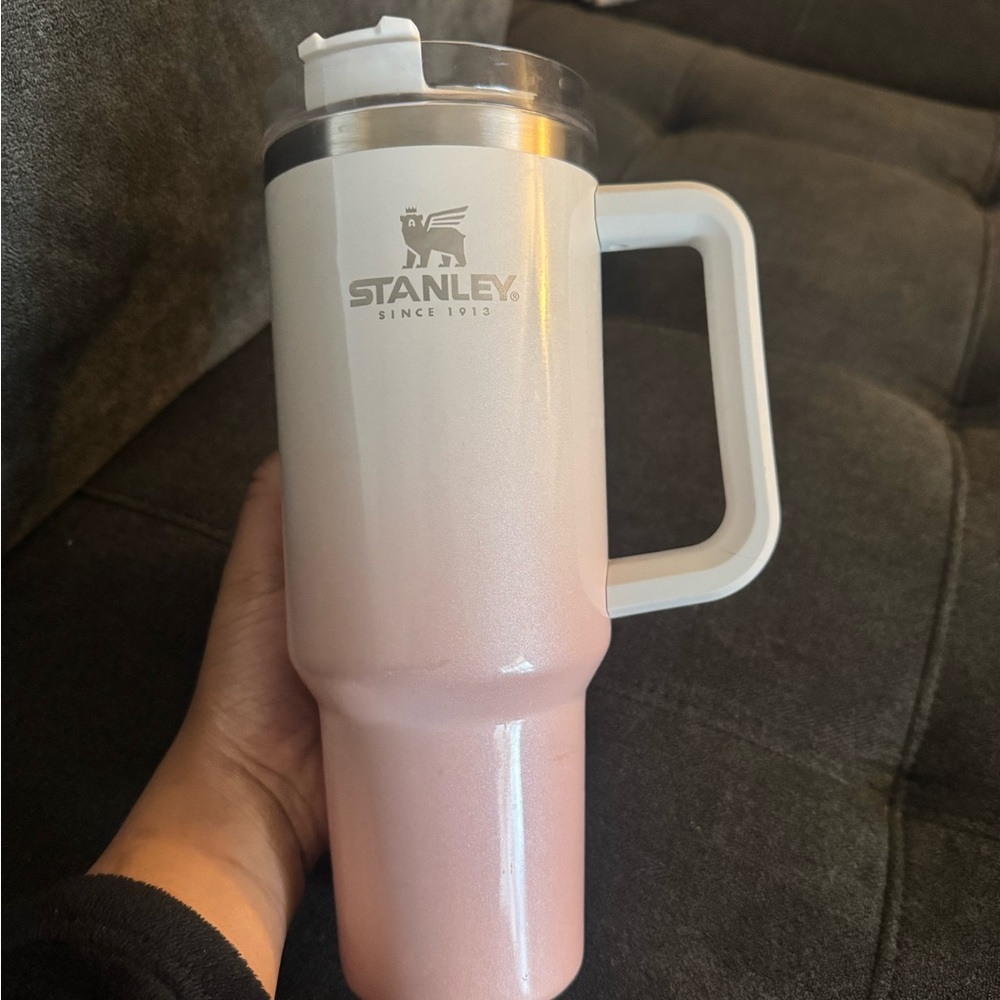 Stanley Pink White Ombré Travel Mug 40oz
